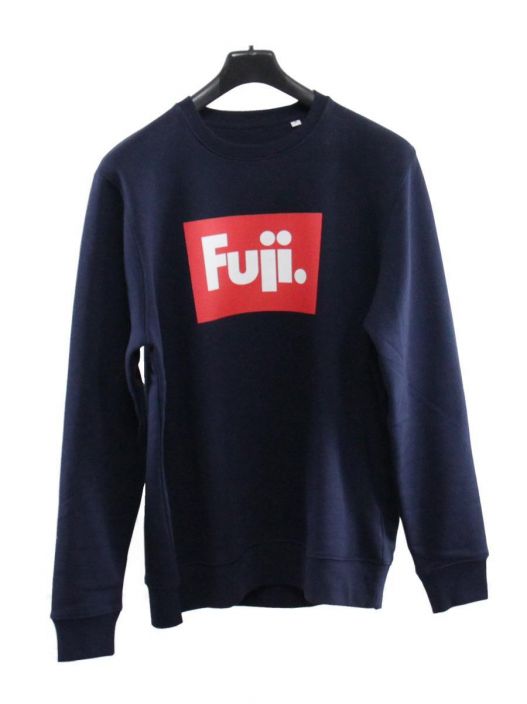 Fuji Pullover Retro Logo sininen M