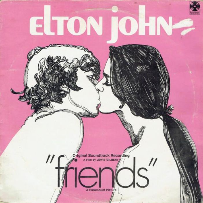 Elton John: Friends Kaytetty! Kunto hyva.