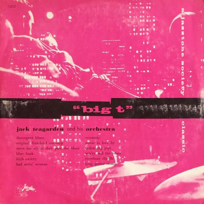 Jack Teagardern and his orchestre : &quot;Big T&quot; KAYTETTY. 10&quot; hieno levy! Kunto EX.