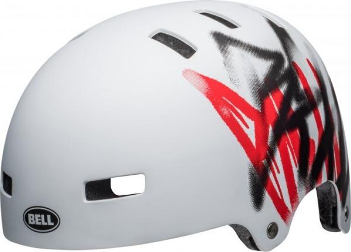 Bell Local Kypara MT White Scribble M 55-59cm Tyylikas ja istuva kypara kaikenlaiseen menoon.