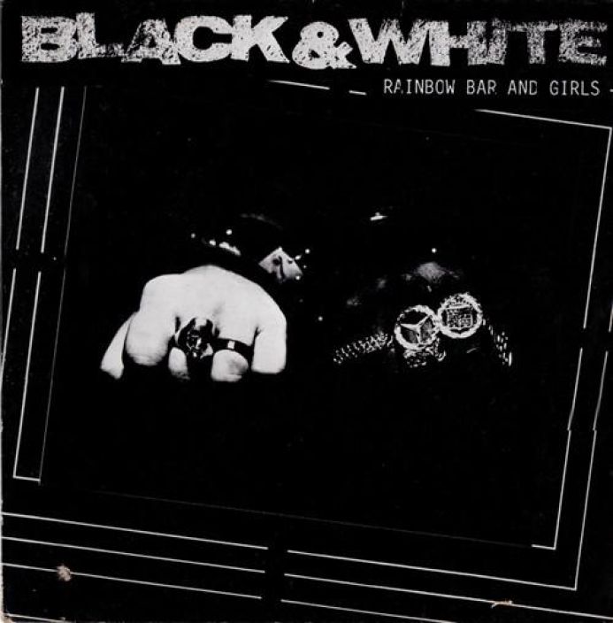 Black &amp; White: Rainbow Bar And Girls UUSI! Maxi-sinkku, vuodelta 1989. Made in Canada.