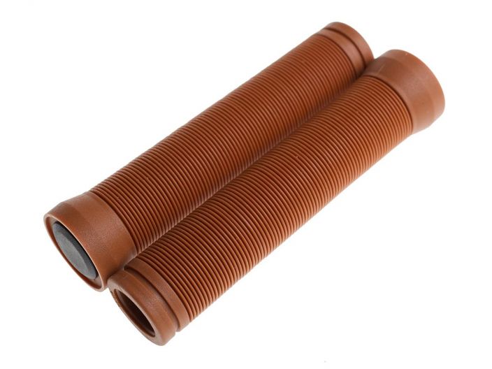 BLB Button Grips 147mm Honey Brown