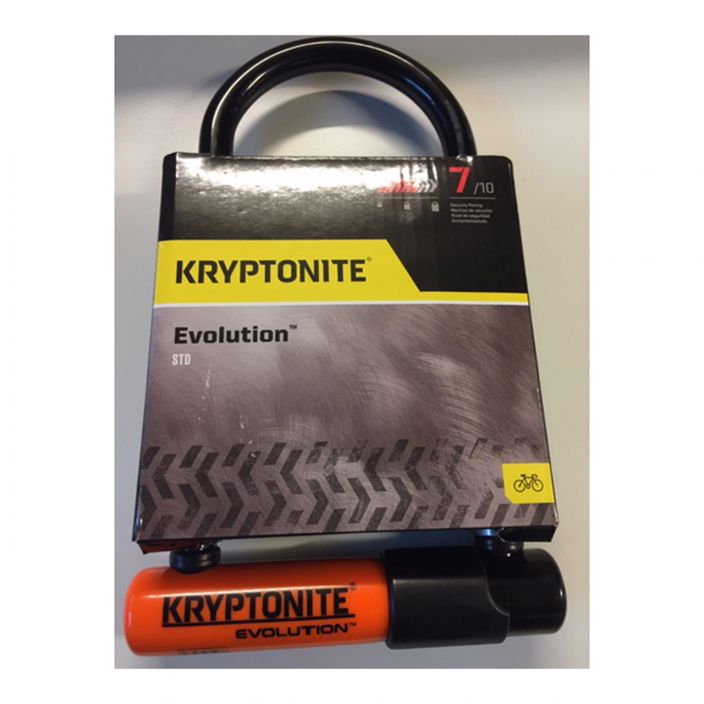 Kryptonite Evolution STD 10,2x22,9 teline 7/10 turvataso 13mm teraskaari Suojaava vinyylipinnoite seka likasuoja